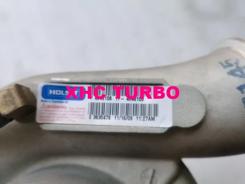 NEW GENUINE HOLSET HX40W 4046106 3630478 Turbo Turbocharger FOR  DCEC CUMMIN*S L360 L375 8.9L 360HP 375HP 16CM T3