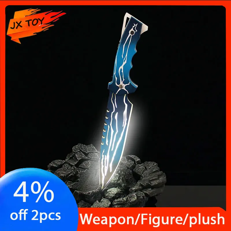 

JX TOY 35cm Lightsaber Valorant Melee Weapon T0 Smite Knife Acrylic Model 1:1 Replic Game Knives Samurai Sword Cosplay Prop Boys