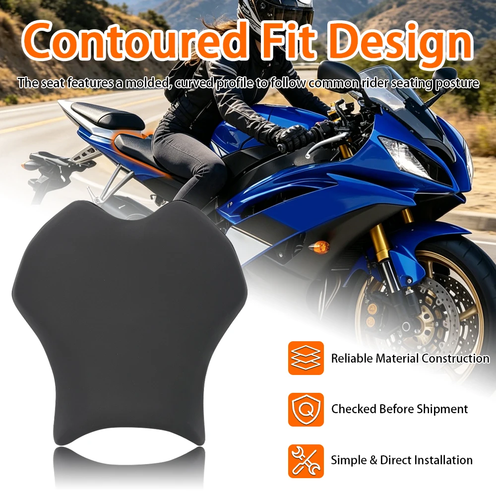 For Yamaha YZF R6 YZF-R6 2017 2018 2019 2020 2021 2022 Motorcycle Accessories Rider Seat Cover Replacement Cushion