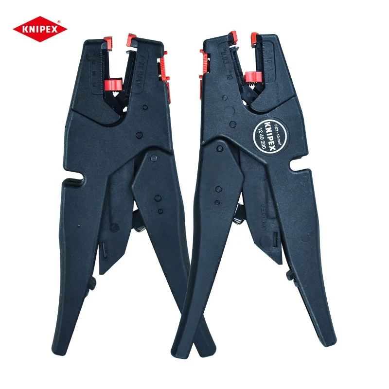 Немецкий автоматический инструмент для зачистки проводов KNIPEX, многофункциональный инструмент для электрика 1242195   Импортный