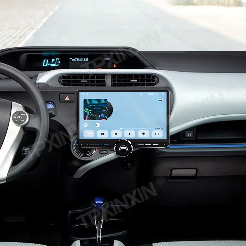 Car Accessories Radio For Toyota Prius 2012-2014 Android Auto GPS Navigation Multimedia Stereo Receiver Head Unit Offline Maps