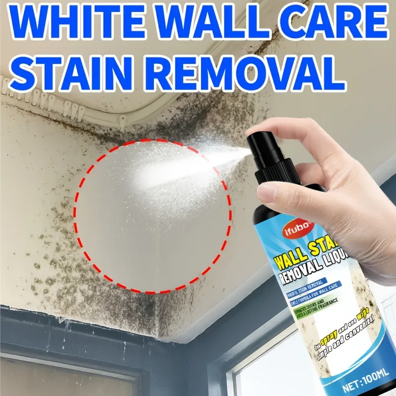 Spray quitamanchas para paredes: limpieza profunda de paredes y techos blancos, entrega una protección duradera