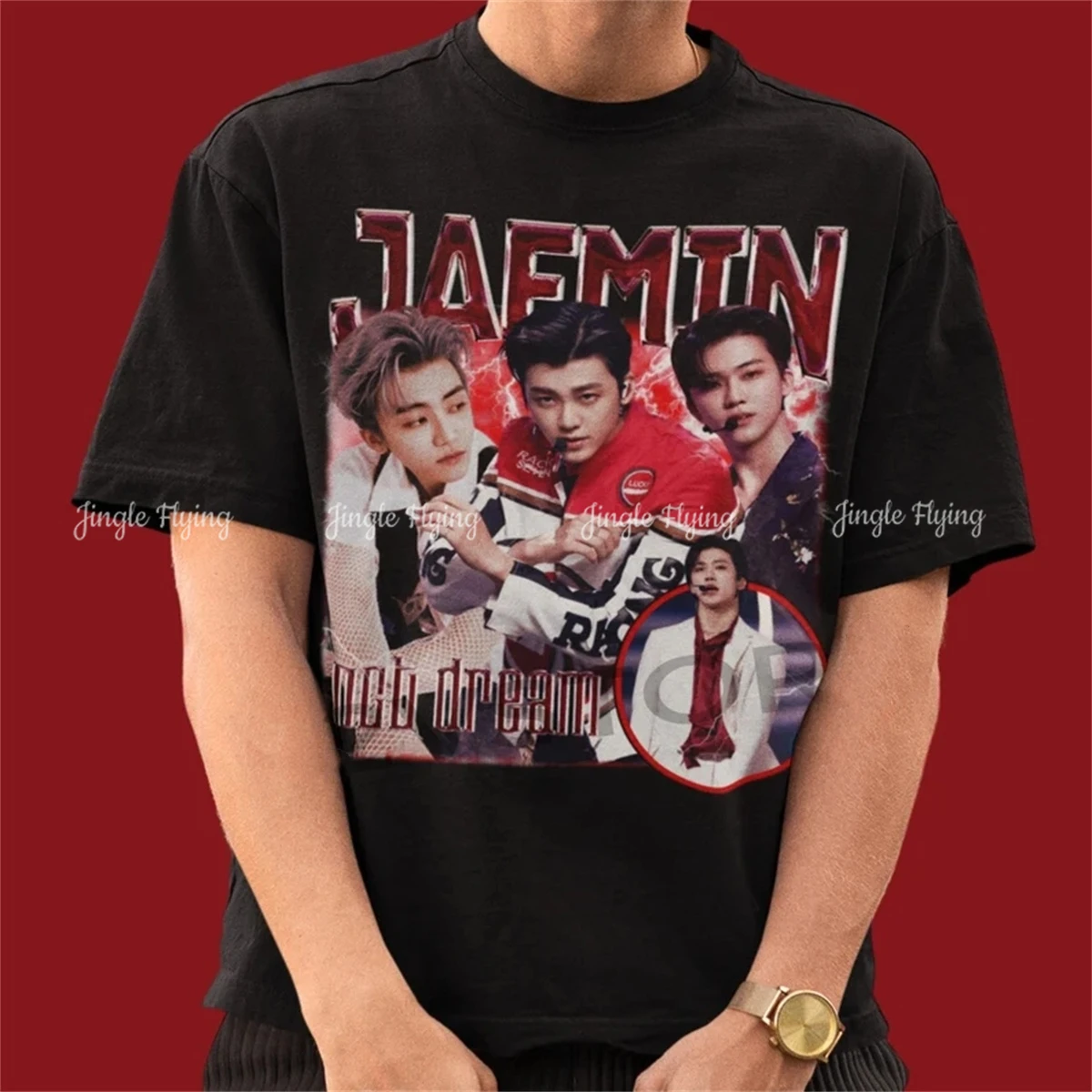 Vintage Jaemin Nct Dream Unisex Kpop Bootleg Tshirt Retro Sweatshirt