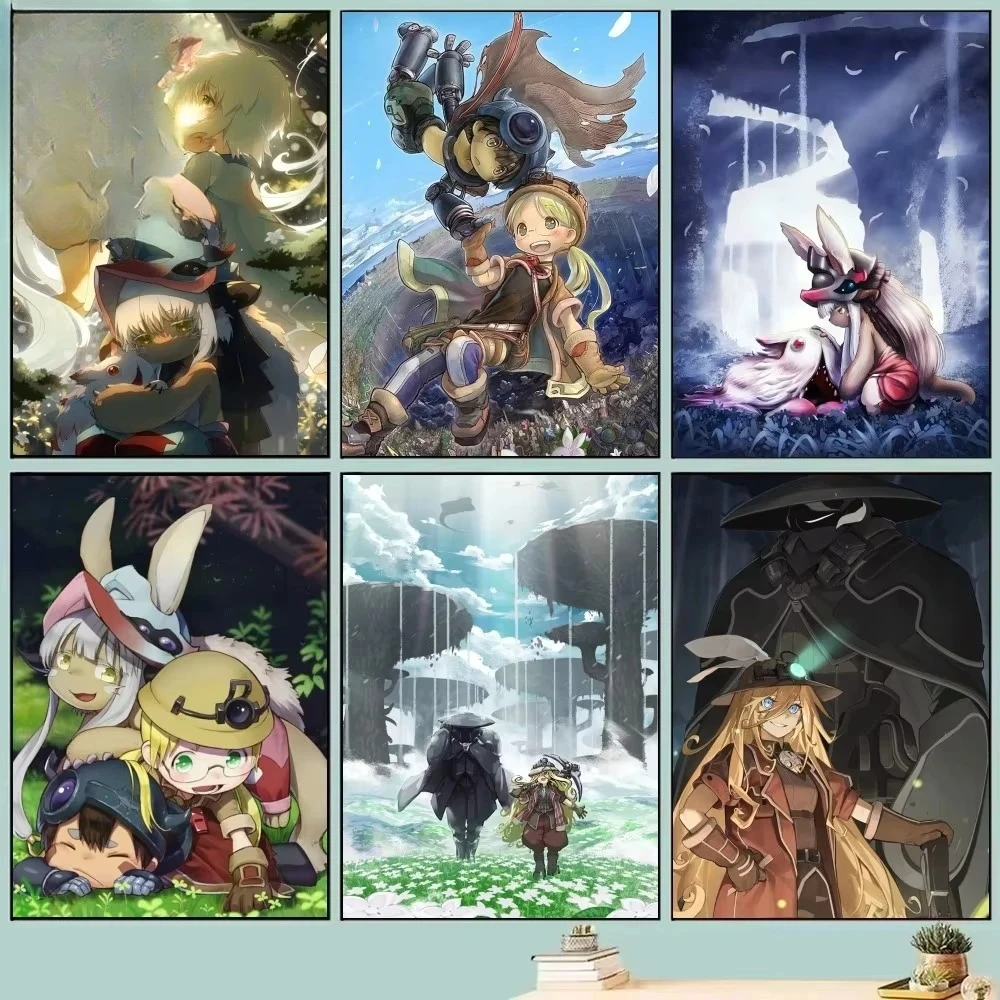 Pintura al óleo por número Anime hecho en abismo Fervor decoración del hogar pintura pared dormitorio decoración de la habitación regalo sin marco