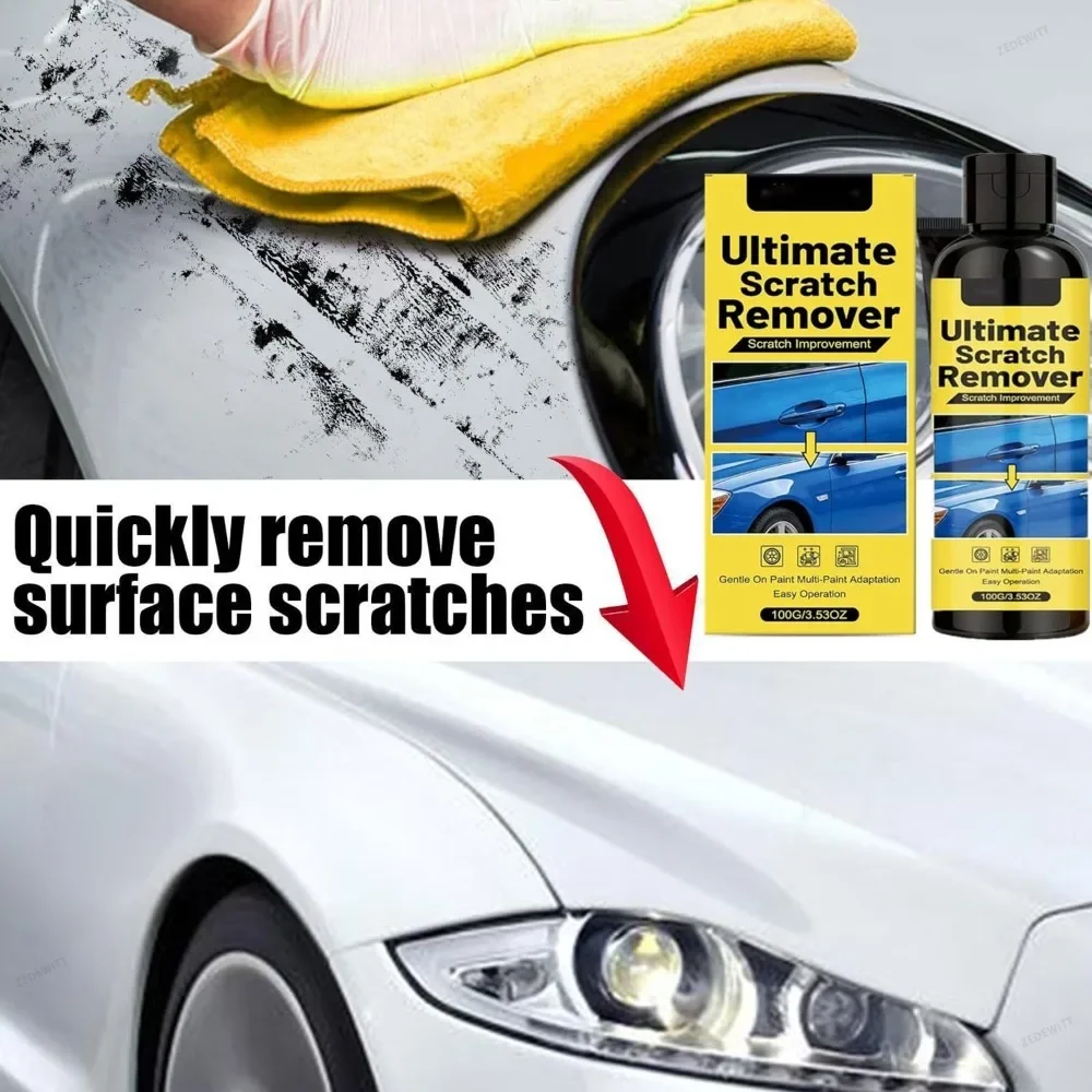 Multi-Function Car Scratch Care Kit Paint Polishing Swirl Water Spots Remover for Auto Body Daily Vehicle Maintenance Use