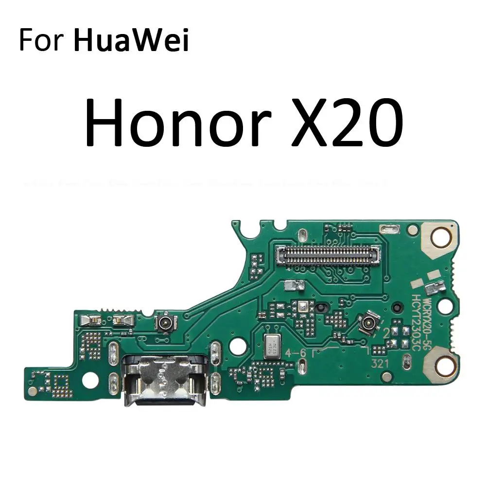 Usb conector da doca do porto de carregamento para huawei, placa do carregador, para a honra x10, x20, se, x30, máximo, x30i, x40, gt, x40i, x6,