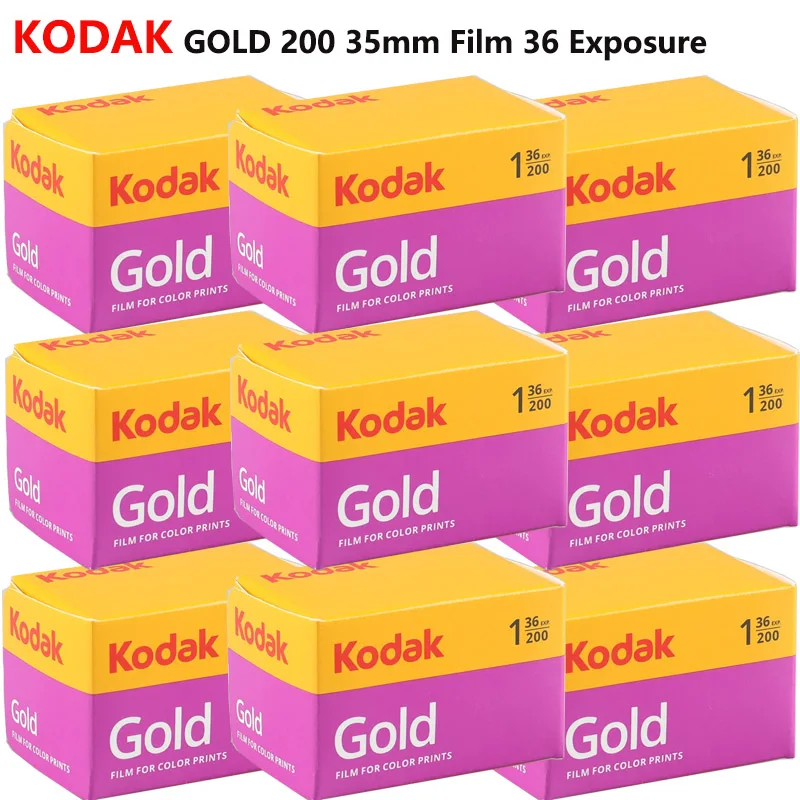 

1/3/5/6/10 в рулоне KODAK GOLD 200, 35 мм, пленка 36, экспозиция в рулоне, подходит для камеры M35/M38/H35/H35N/F9S (дата ухода: 2027)