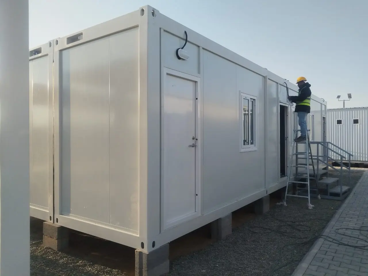 20Ft Modular Temporary Removable Container Garage Prefabricated Mobile Flat Panel Container House Mezzanine Panel