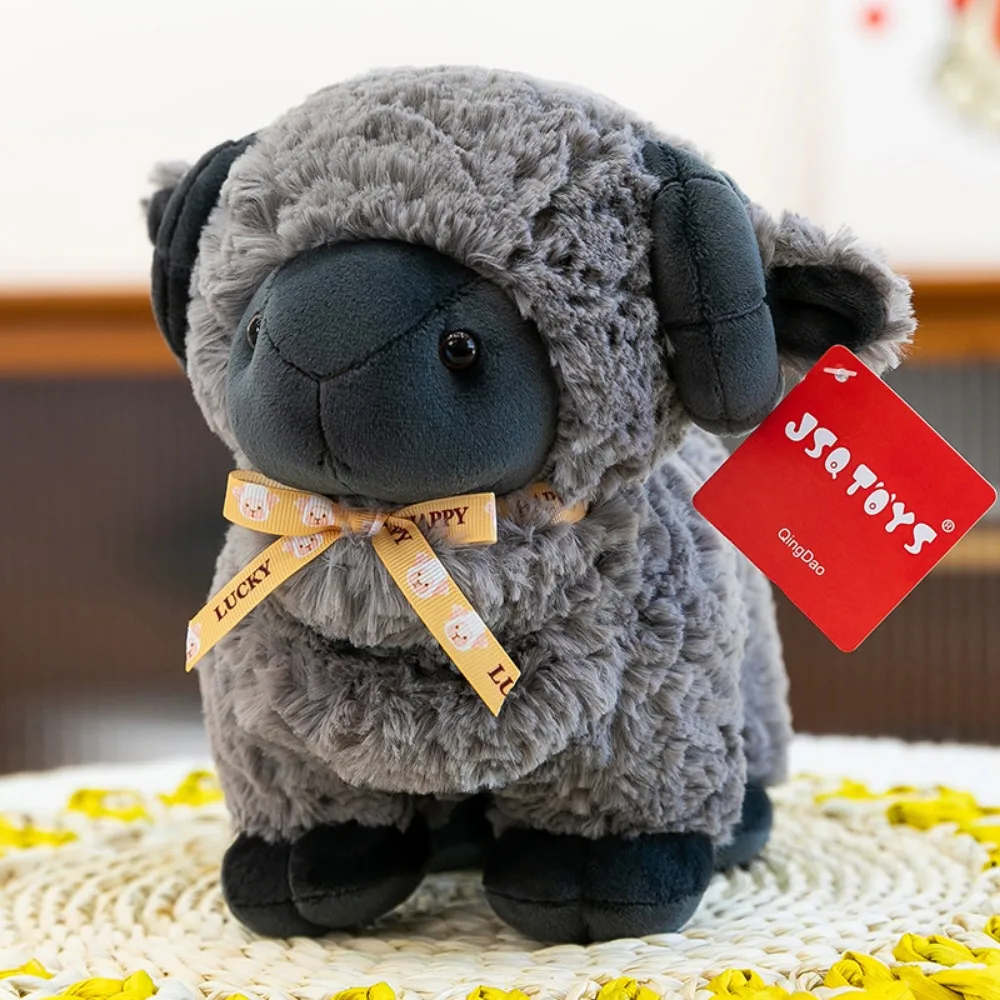 

Simulation Doll PP Cotton Standing Goat Plush Doll Fluffy 23cm Sheep Plush Toys Cute Stuffed Baby Goat Keychain Room Decoration