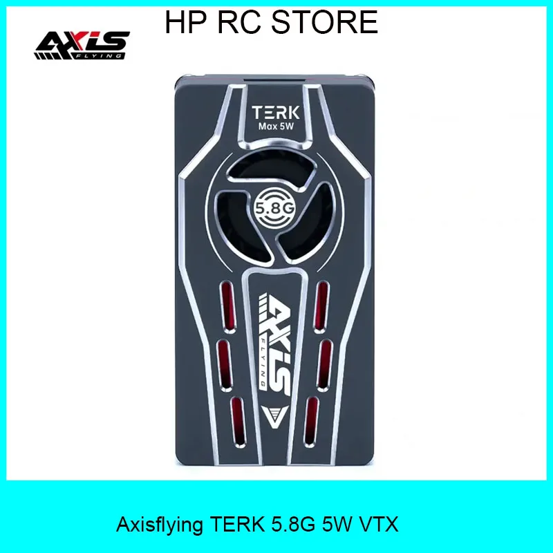 Axisflying TERK 5.8G 5W Analógico VTX Power Dissipador de calor OSD Wideo Transmissor para FPV Freestyle RC Acessórios para carro drone de longo alcance