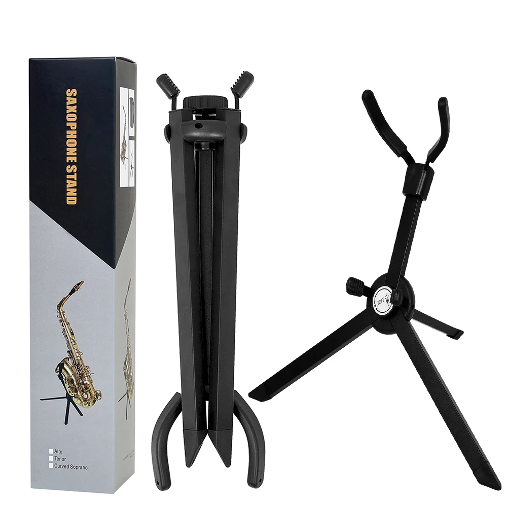 

Подставка для саксофона, складной держатель для штатива, портативный металлический напольный кронштейн для альт/тенор-саксофона, аксессуары для деревянных духовых инструментов