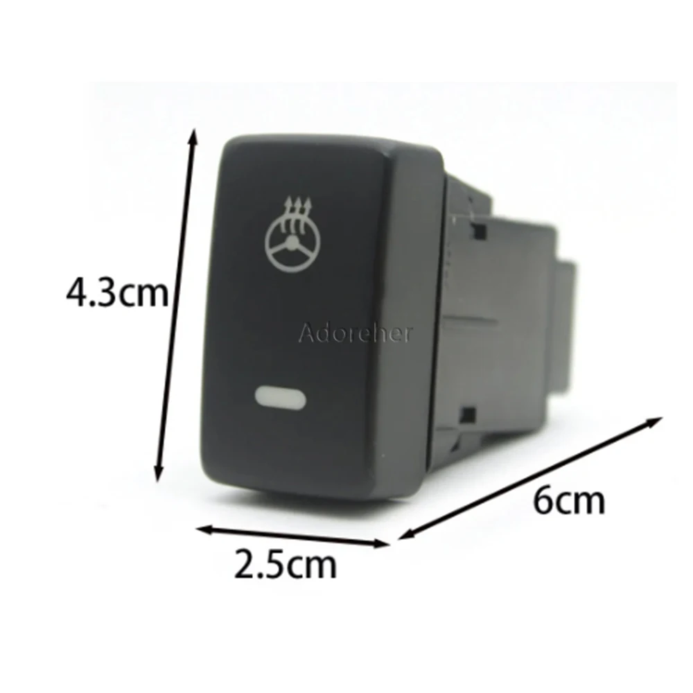 For Honda Fit Civic Odyssey CRV 2008 - 2013 Steering Wheel Heating Control Switch Button with 4 wire