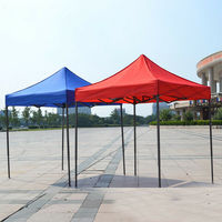 Foldable Tent Top Cloth Rainproof Canopy Top Cover Replacement Four-Corner Tent Cloth Outdoor Parasol Sun Shade Gazebo Top Cover