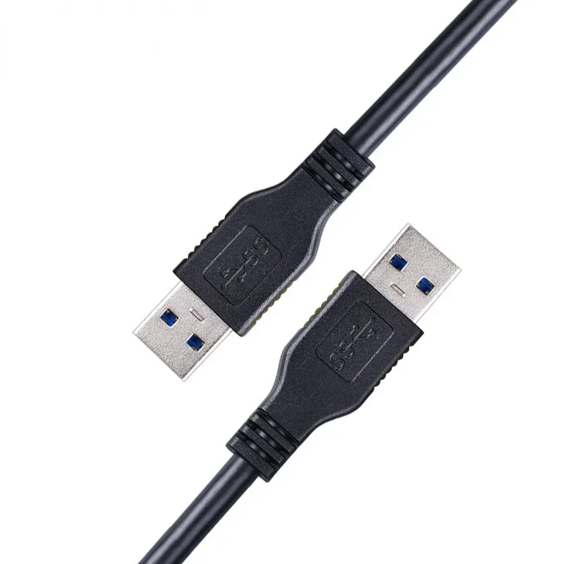 كابل بيانات USB عالي السرعة ، كابل من الذكور إلى الذكور ، كابل محرك أقراص صلبة محمول ثنائي الرأس ، 5 أمتار ، 3 أمتار