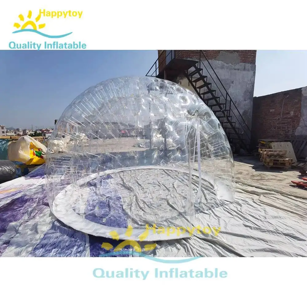 กันน้ํา Camping เต็นท์ CLEAR Inflatable Bubble เต็นท์/Inflatable Igloo Camping เต็นท์โดม