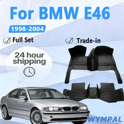 Car Floor Mats For BMW E46 1998-2004 DropShipping Center Auto Interior Accessories 100% Fit Leather Carpets Rugs Foot Pads