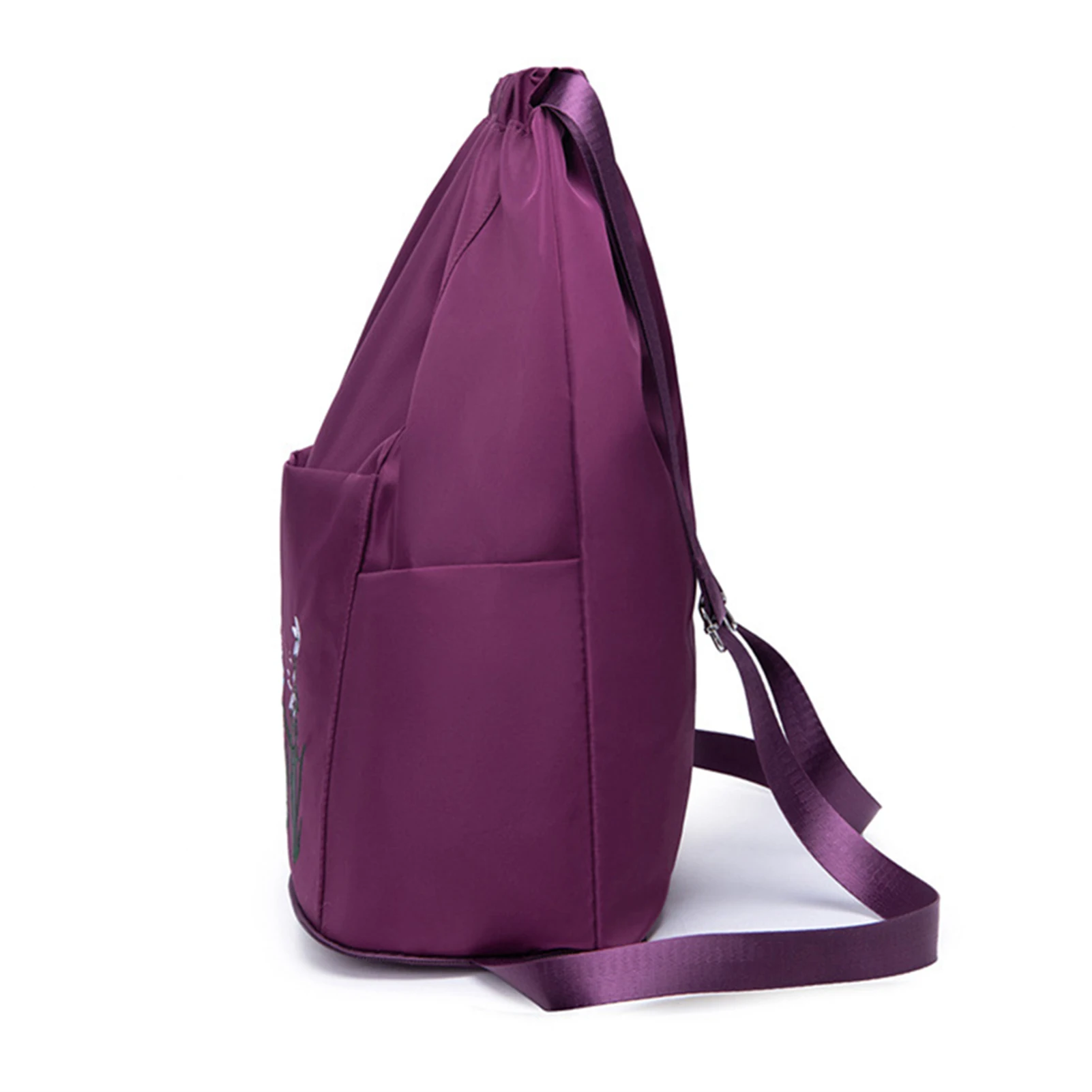 Bolso de hombro plegable para mujer, mochila duradera de alta calidad, con cordón, resistente al agua, 2023