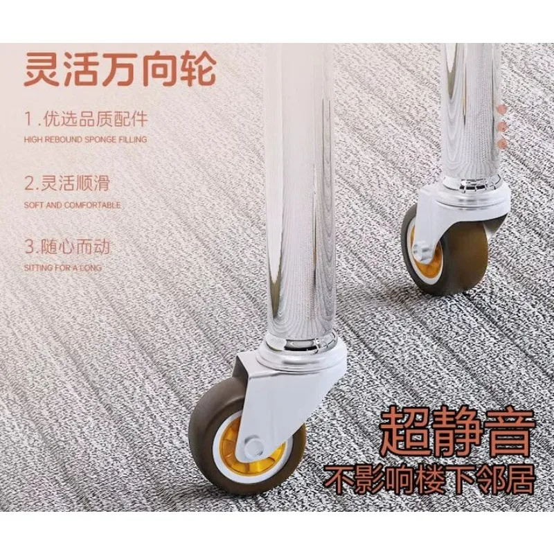 Household pulley low stool chair universal wheel small stool small bench