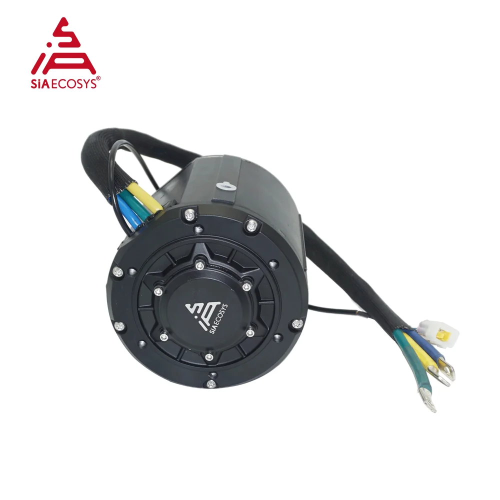 QSMOTOR-Motor de accionamiento medio refrigerado por líquido, 138, 4000W, 90H, 7500W, máximo continuo, 72V, 100KPH, con mejor resistencia a la