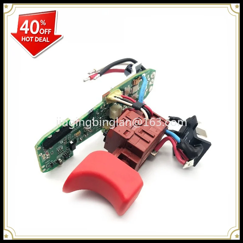 Original lithium battery brushless screwdriver GSR10.8V-EC/12V-EC charging drill speed control switch circuit board