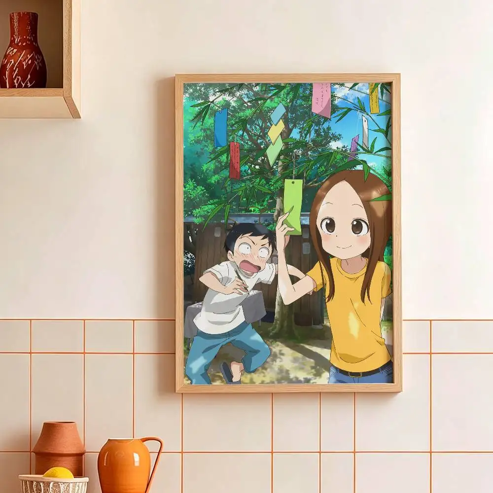 Teasing Master Takagi-san Takagi Nishikata Custom HD Waterproof Self Adhesive Wall Art Poster
