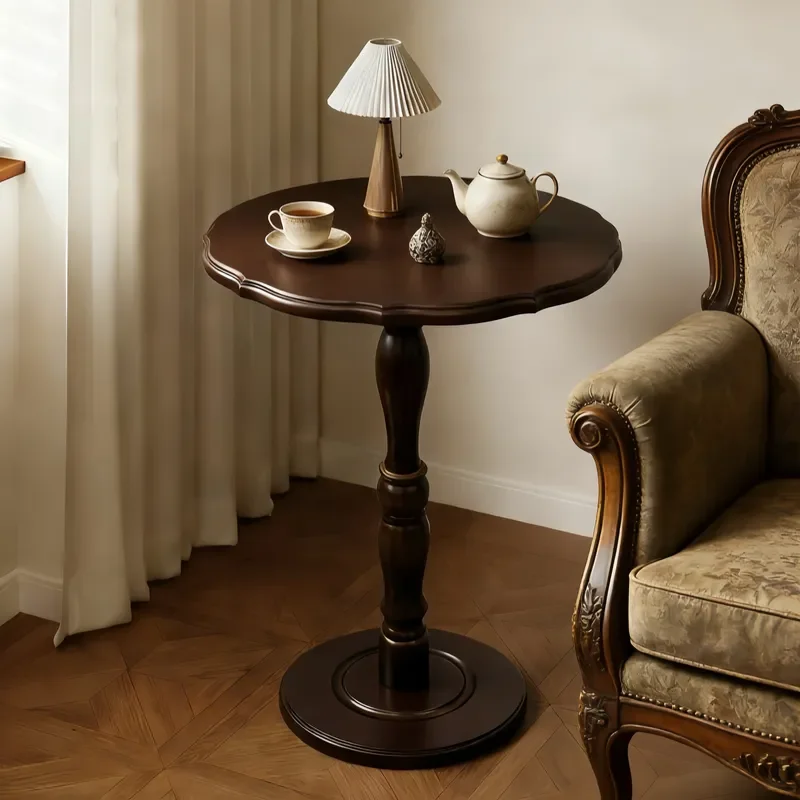 for  Medieval Style Solid Wood Retractable Antique Coffee Table  Living Room Furniture and Bedrooms