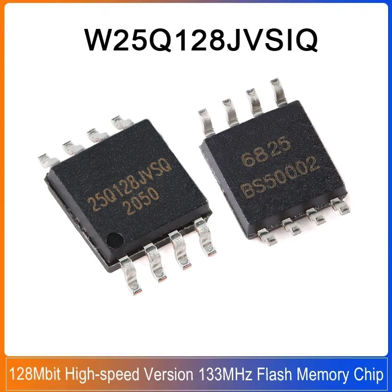 5/20/100PCS W25Q128JVSIQ SOP-8 W25Q128JVSQ 25Q128JVSQ W25Q 128JVSIQ 128Mbit High-speed Version 133MHz Serial Flash Memoney Chip