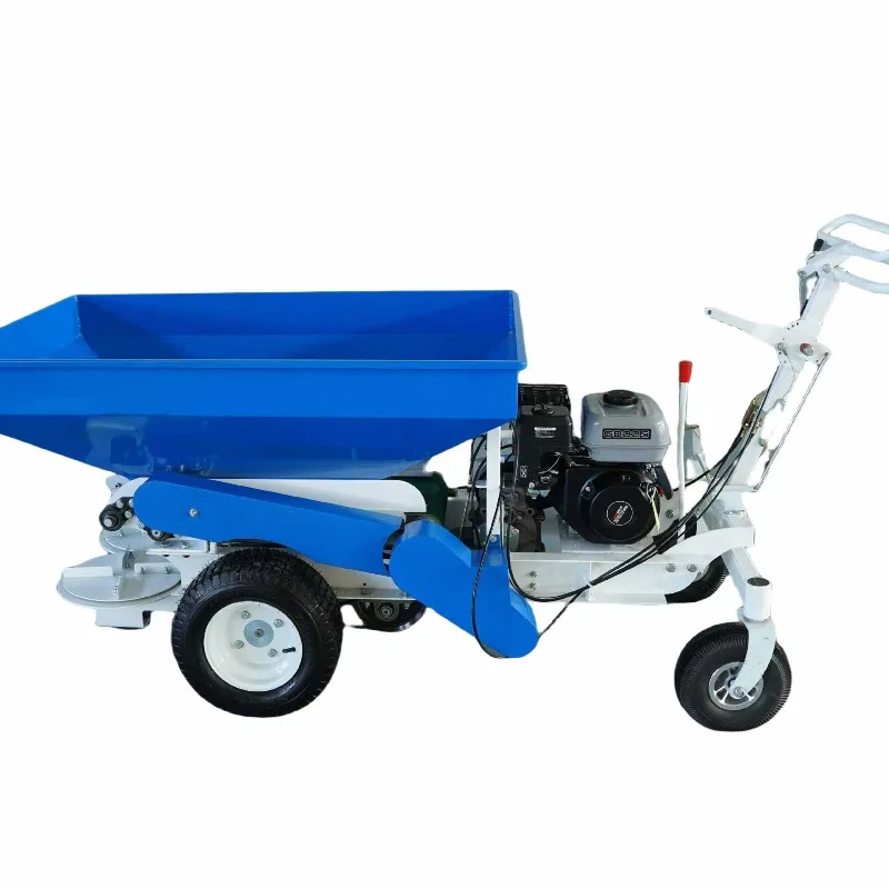 Agricultural Hand Push Fertilizer Broadcast Gear Self Propelled Spreading Machine  Lawn Turf Farm Crop Fertilizing Application