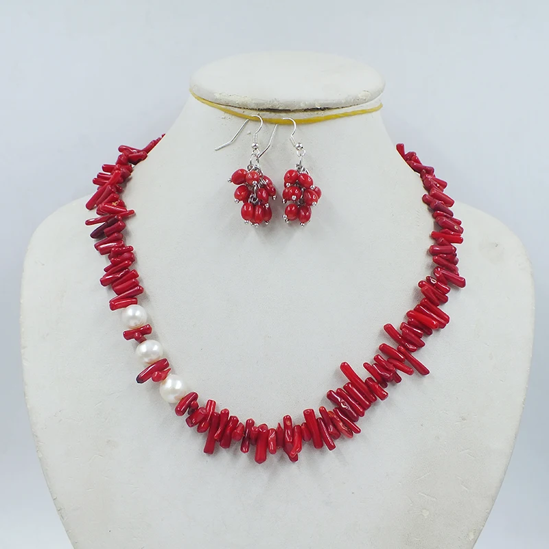 Natural coral necklace Exquisite  Pretty  Send, beloved girl  Gifts