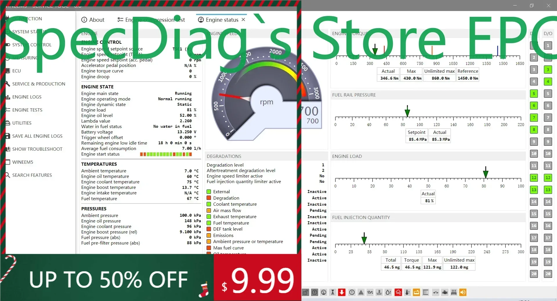 

SpecDiag AGCO SISU Power WinEEM5 Service Tool 9.0