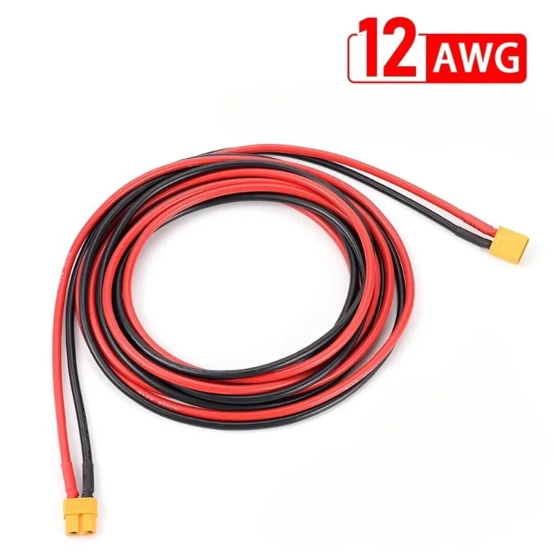 12AWG XT60 Male Female Conversion Plug Connection Cable 300CM Silicone Wire Battery Connector For Lipo Battery RC Drone Car Boat
