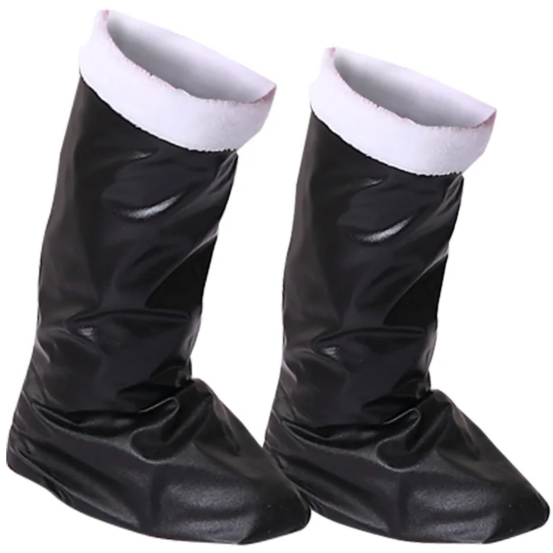 2025 Suministros de Navidad Disfraz de Papá Noel Botas de Papá Noel Zapatos de Navidad Botas de cuero navideñas
