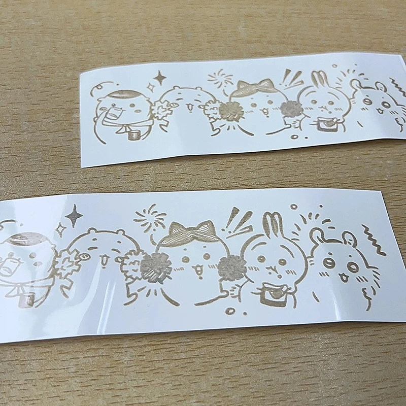 Chiikawa,Hachiware,Usagi Cute Cartoon Herbal Juice Temporary Tattoo Stickers, Ins Style, Hot Selling, Cool Girl Arm Decor