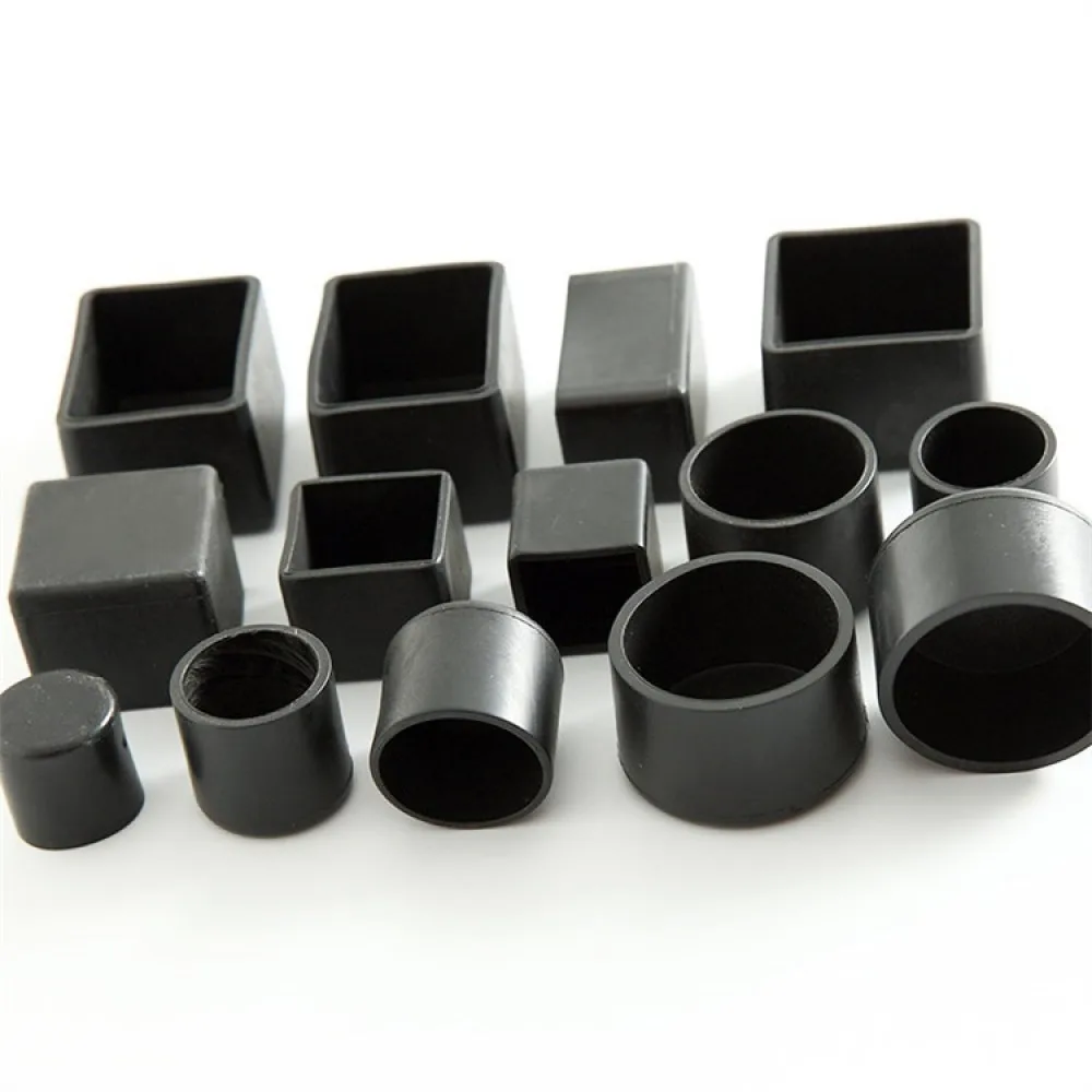 Modern Minimalist Furniture Leg Tips Anti Slip Chair Feet Covers Durable Rubber Protection Pads For Metal Pipe Fittings