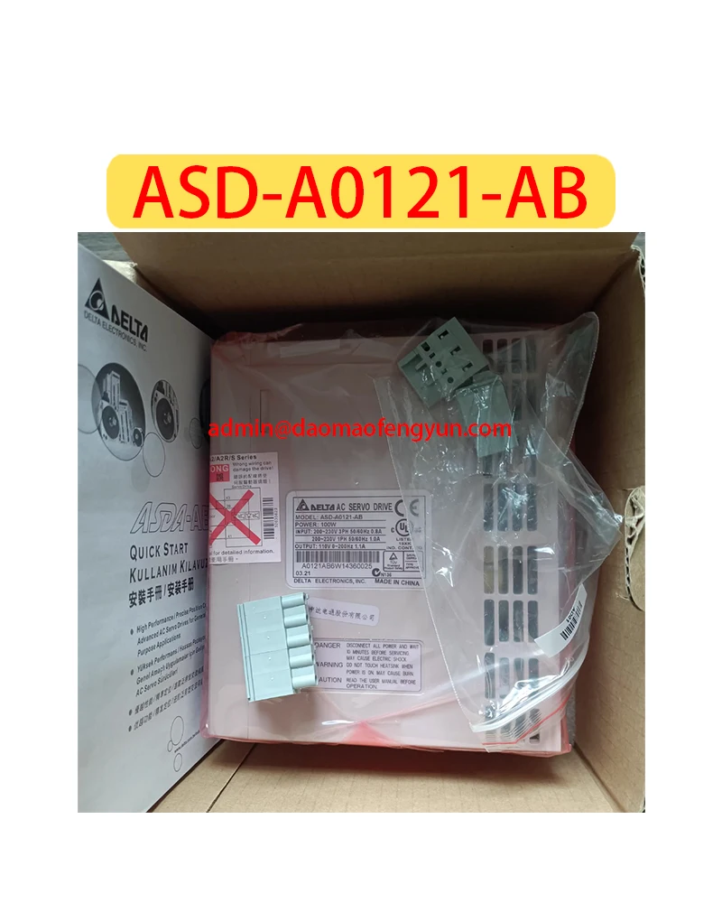 Genuine original ASD-A0121-AB Brand new Servo Drive ASD A0121 AB，Fast shipping