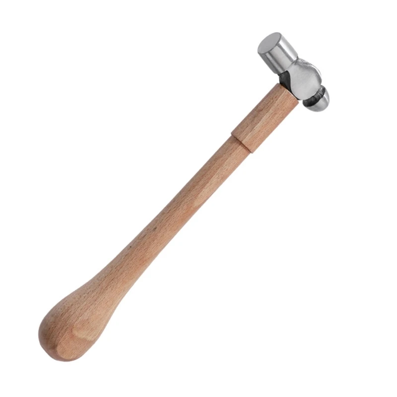 Ball Peen Hammer with Wooden Handle Heavy Duty Metalworking Hammer for Household Workshop Metal Forming Repairing Drop Shipping