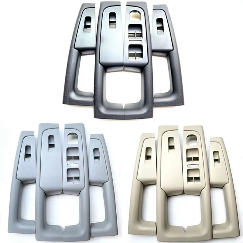 1/4PCS beige gray black For Skoda Superb 2008 2009 2010 2011 2012 2013 Door Handle Armrest Frame Switch Control Panel Trim