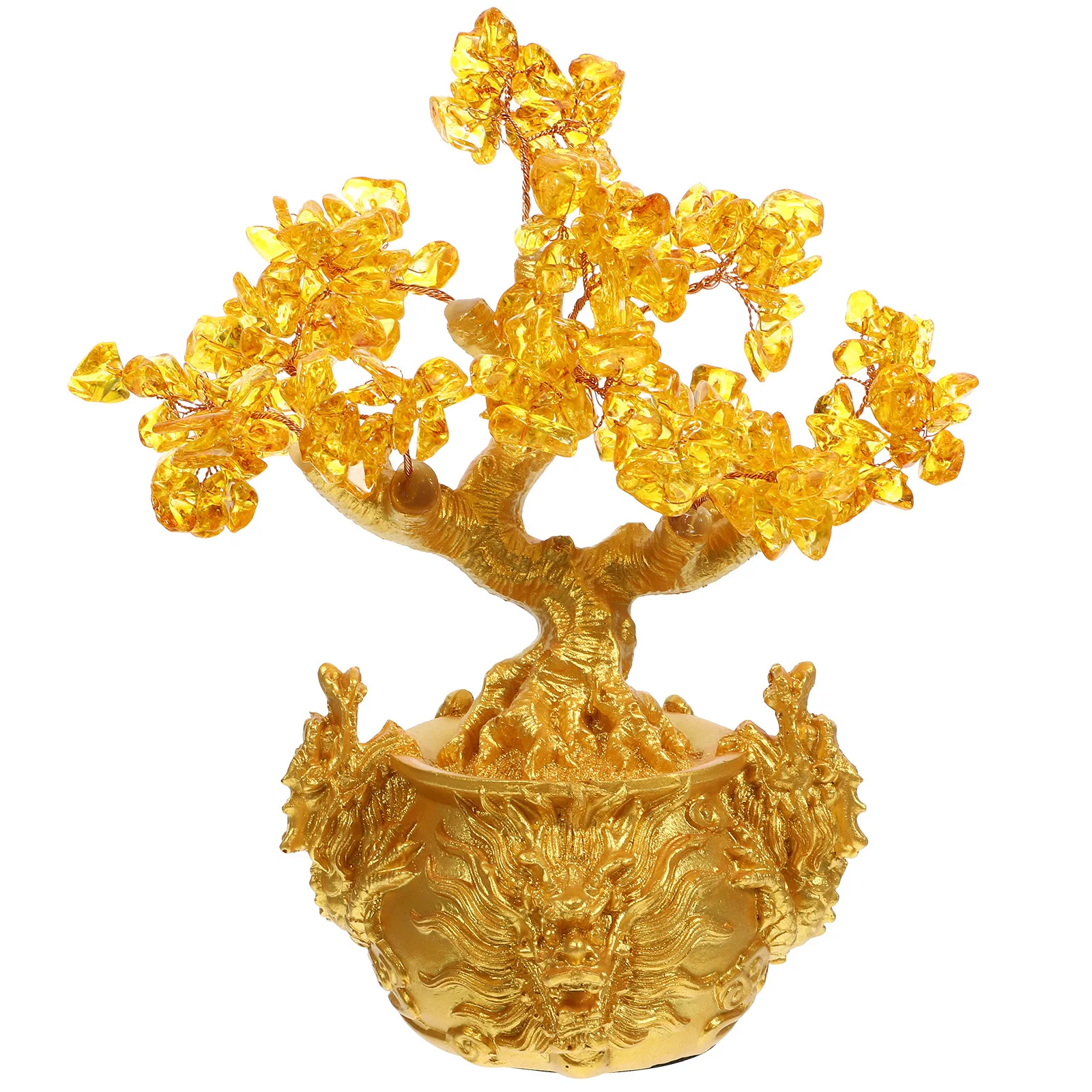 

1Pcs Crystal Bonsai Money Tree Desktop Feng Shui Fortune Tree Tabletop Decor Wealth Prosperity Desktop Ornament