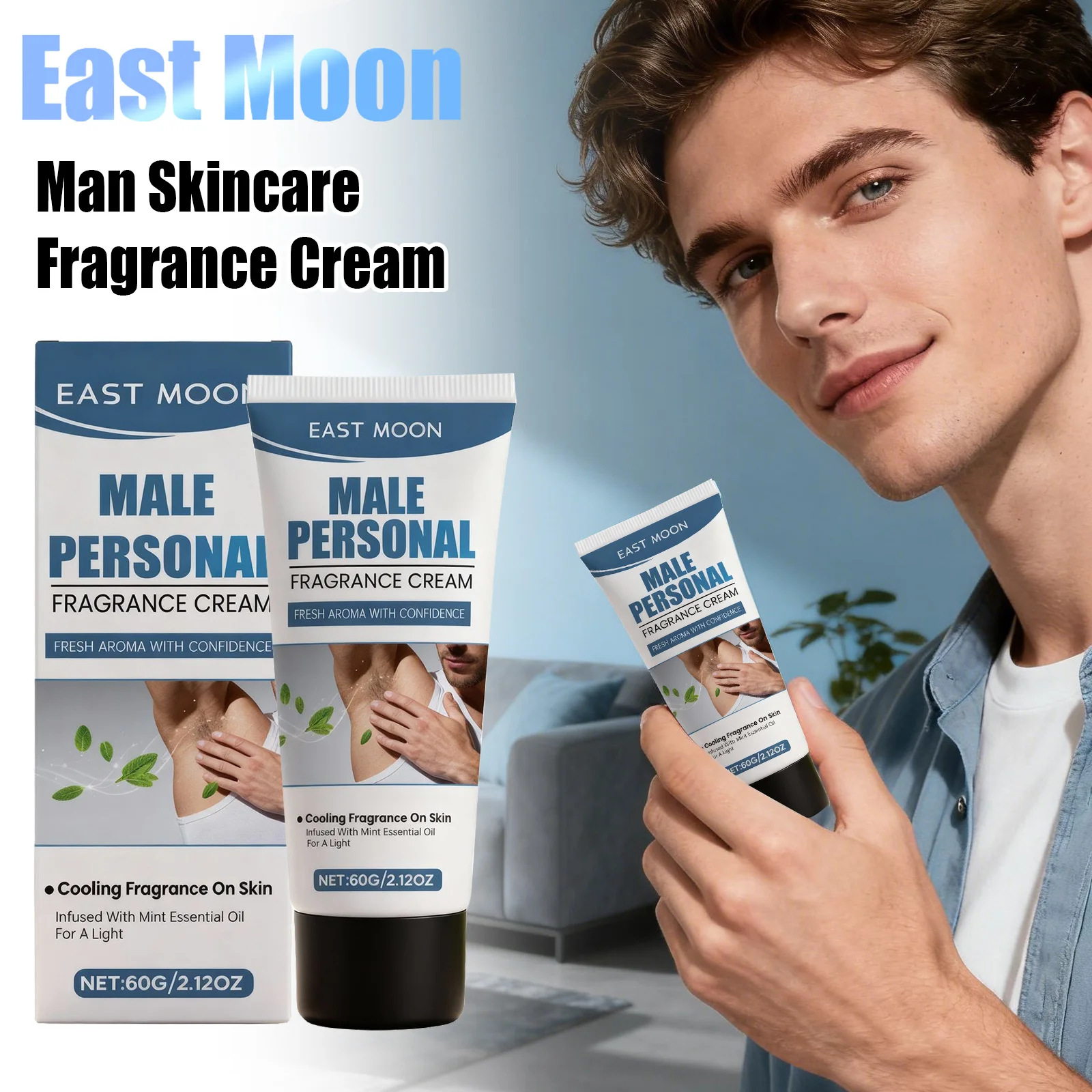 

East Moon Man Body Fragrance Cream Anti-Dryness Improve Sensitivity Seasonal Transition Repair Chapped Skin Moisturizing Creams