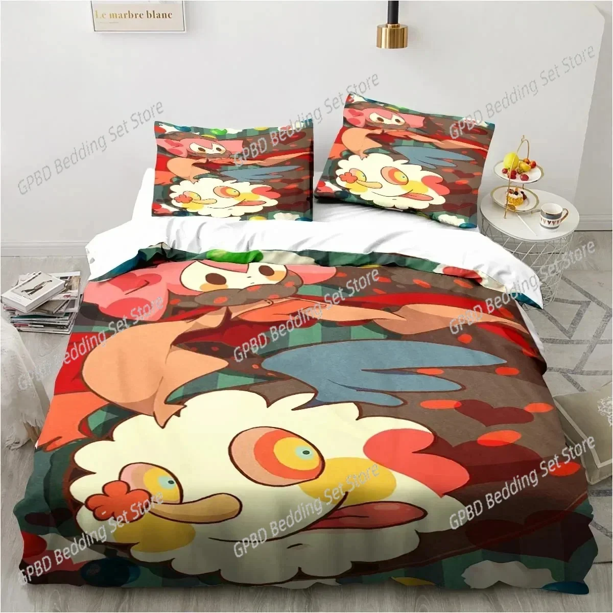 Anime Puella Magi Madoka Magica Comfortable Duvet Quilt Cover Pillowcase Bedding Set Children Bedroom Decoration Home Textile