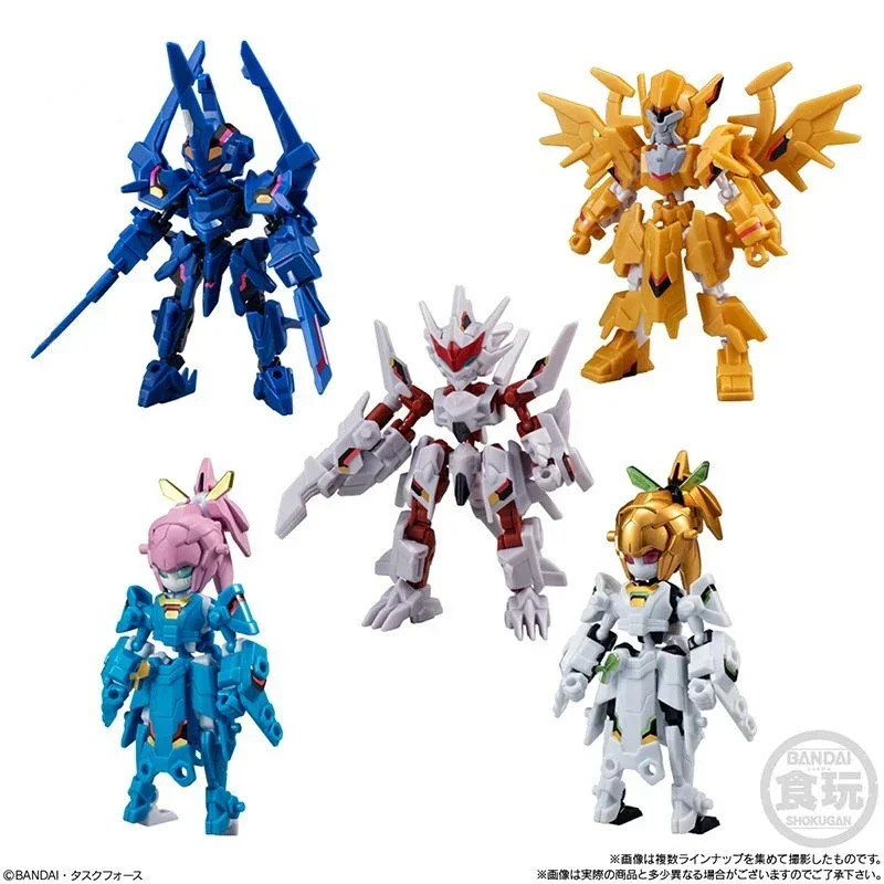 Bandai Original Food and Game Box Egg 1-5th ANIMA Gear DE 01-05 Robot di trasformazione animale 5th