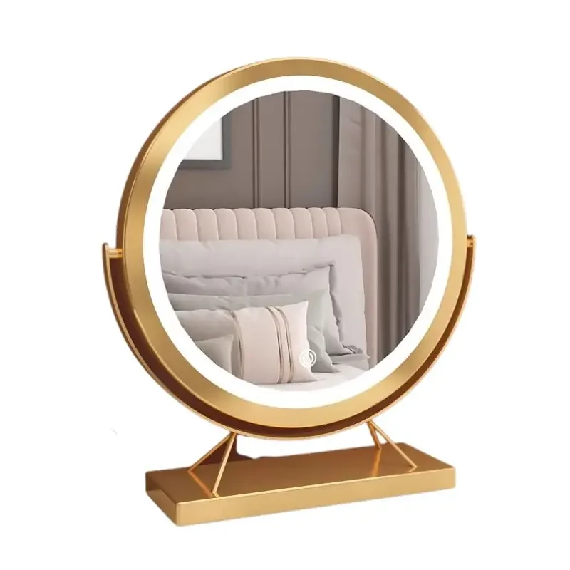 

Luxury Dressers Makeup Mirror Design Creative Industrial Rotating Vaniti Mirror Bathroom Metal Deko Wohnzimmer Room Decoration