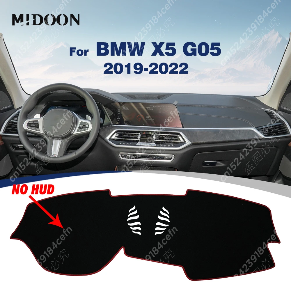 Auto-Armaturenbrett-Abdeckung für BMW X5 G05 2019 2020 2021 2022, Armaturenbrett-Matte, Sonnenschutz, Anti-UV-Teppiche, Autozubehör