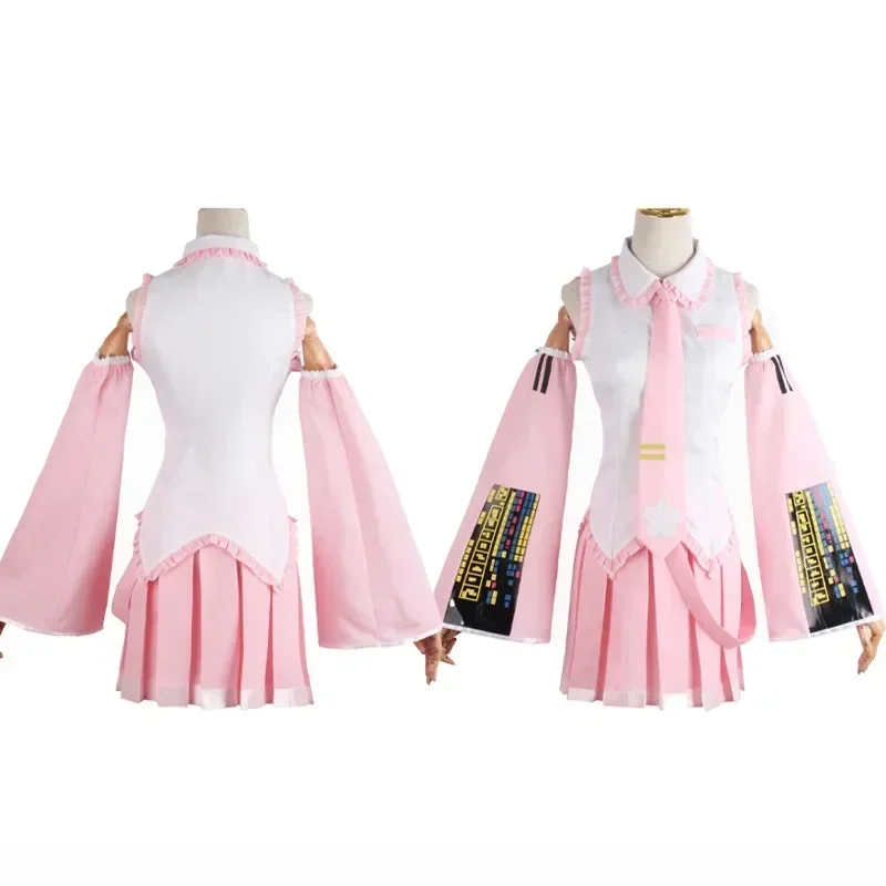 ميكو زي تنكري مع شعر مستعار للفتيات ، وردي ، ساكورا وردي ، يوشينو ، زهرة الكرز ، V2 ، ملابس أنيمي ، هالوين ، الكبار