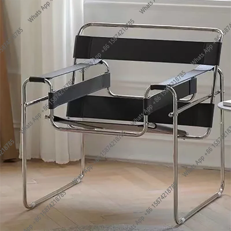 C68 Sofa Living Leather Designer Chairs Relax Single Office Floor Lounge Chair Back Arm Chaise Rotin Mid Century Modern Furnitur