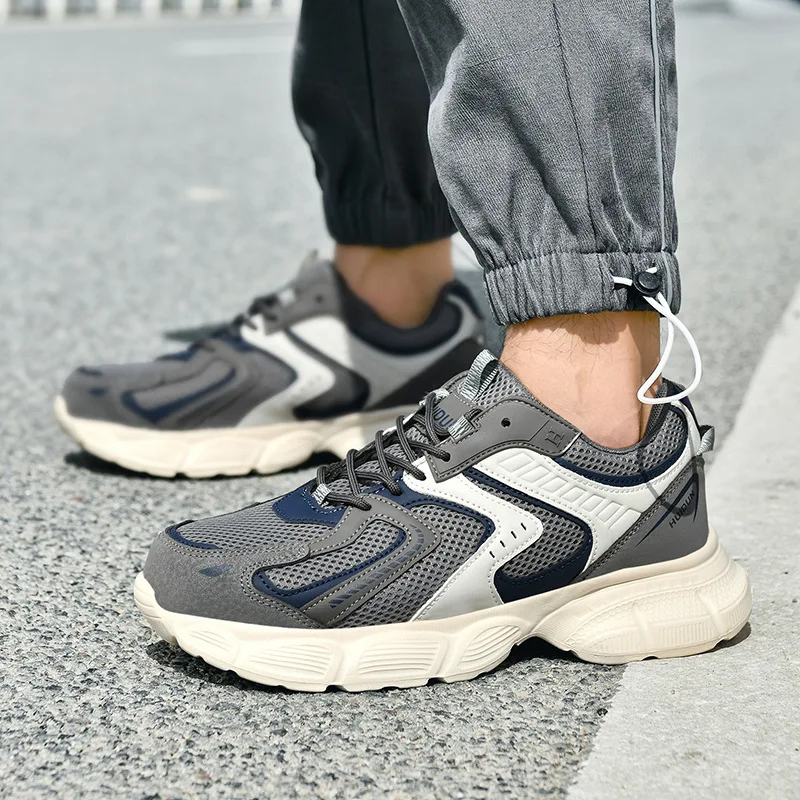 

Men Sports Style Summer Work Shoes Breathable Deodorant Anti-smash Anti-puncture Safety Sneakers