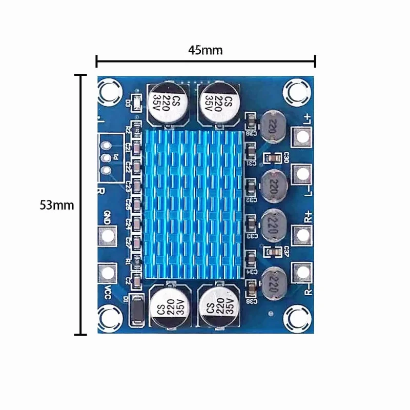 1/3pcs TPA3110 XH-A232 30W+30W 2.0 Channel Digital Stereo Audio Power Amplifier Board DC 8-26V 3A