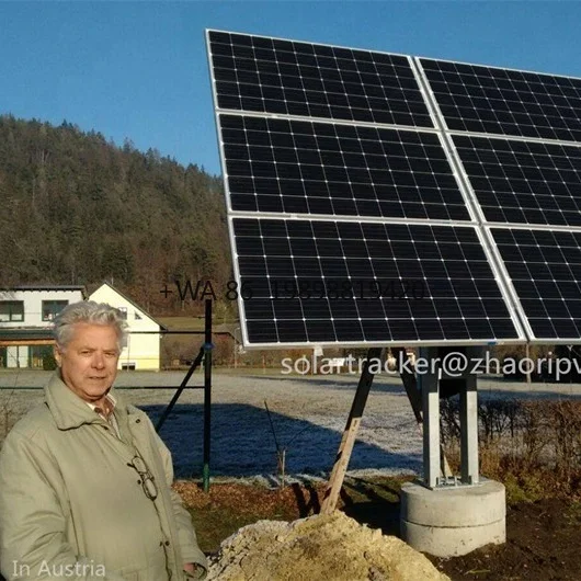 Low Cost Semi-auto Dual Axis Seasonally Adjustable Solar Tracking System Dual Axis Solar Pv Tracking System