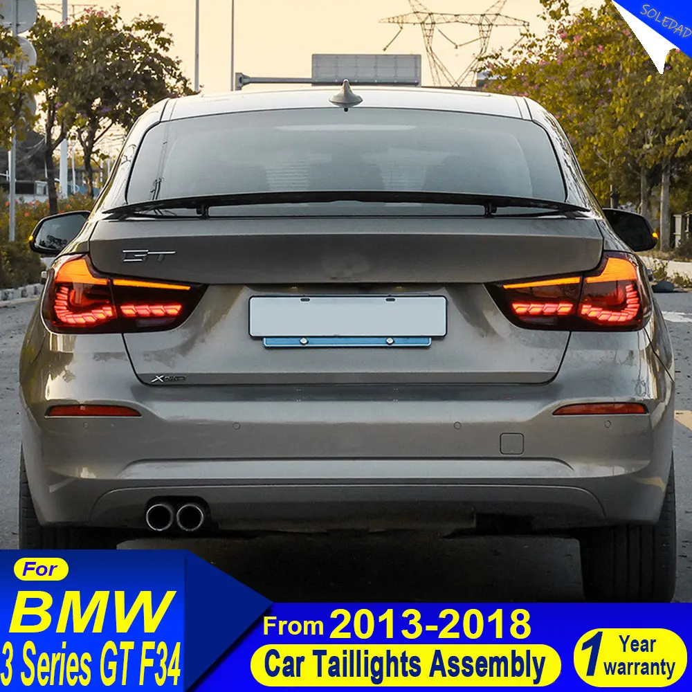 

Автомобильный задний фонарь в сборе для BMW 3 серии GT F34, 2013-2019, задний фонарь, стоп-сигнал, задний фонарь, стоп-сигнал, указатель поворота, задние фонари