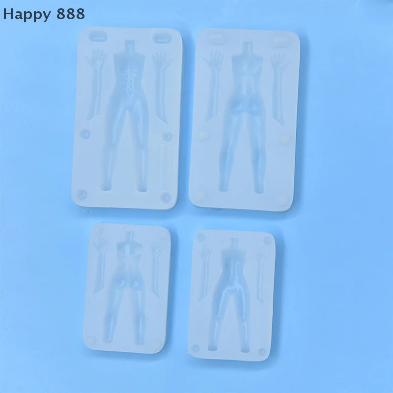 قالب سيليكون لجذع الدمية للرجال من طين البوليمر - مثالي لنحت الأعمال اليدوية في الفوندان والراتنج والطين #3